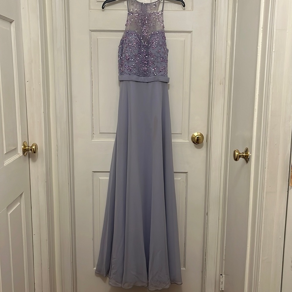 MORI LEE BRIDESMAID DRESS, SIZE 8, LAVENDER